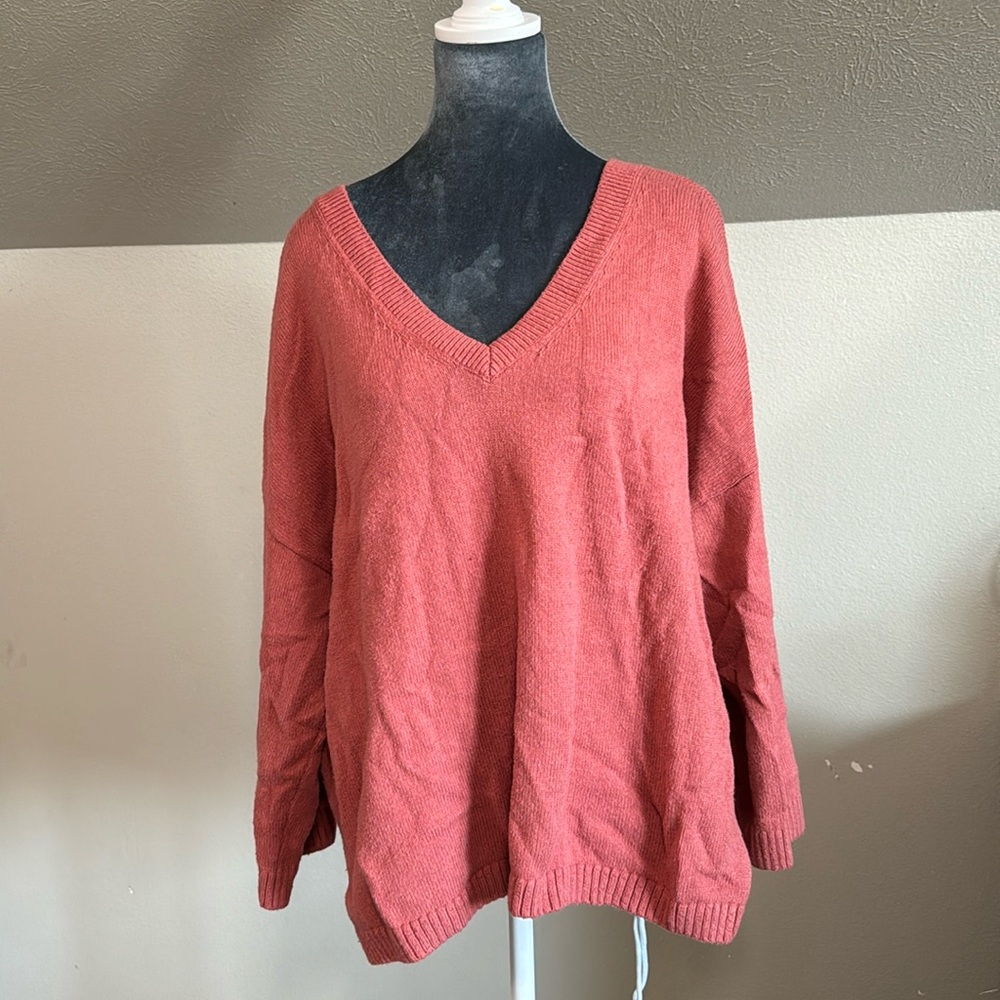 Madewell Double V neck XL sweater